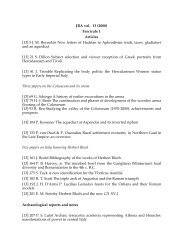 JRA vol. 13 (2000) Fascicule 1 Articles - Journal of Roman ...