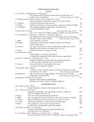 Complete Table of Contents for JRA vol. 22 - Journal of Roman ...