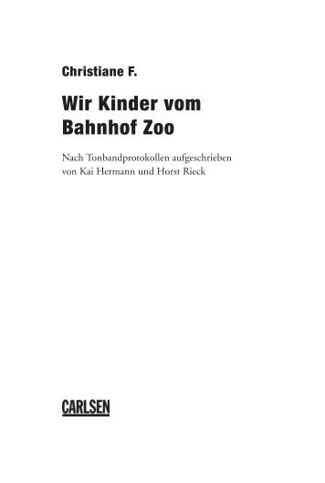 Wir Kinder vom Bahnhof Zoo