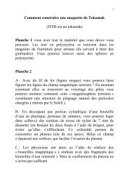 Comment construire une maquette de Tokamak (ITER est un ...