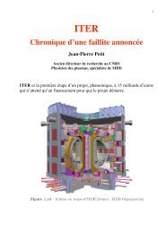 Dossier complet sur ITER - Petit, Jean-Pierre