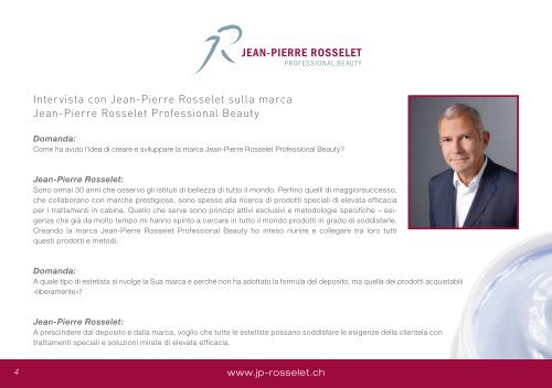 JPR Professional Beauty - Jean-Pierre Rosselet Cosmetics AG