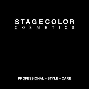 Katalog â STAGECOLOR - Jean-Pierre Rosselet Cosmetics AG