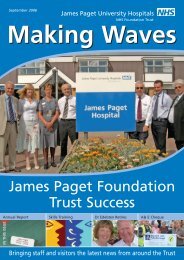 Making Waves September 06 - James Paget University Hospitals