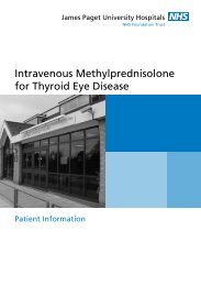 Intravenous Methylprednisolone for Thyroid Eye Disease leaflet