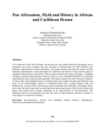 view PDF - Journal of Pan African Studies