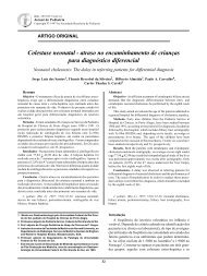 Colestase neonatal - Jornal de Pediatria