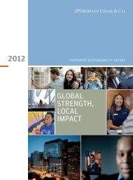 JPMorgan Chase 2012 Corporate Responsibility Report