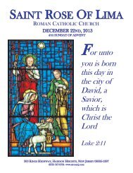 St. Rose Of Lima Church - John Patrick Publishing Company