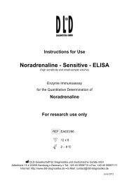 Noradrenaline - Sensitive - ELISA - DLD Diagnostika GmbH
