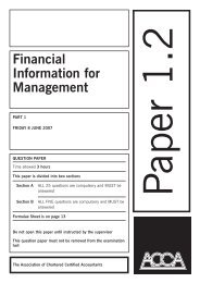 Financial Information for Management - JPS Accounting Forums