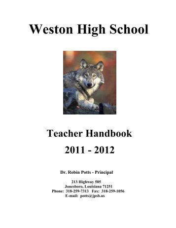 Weston High School - Jackson Parish Schools