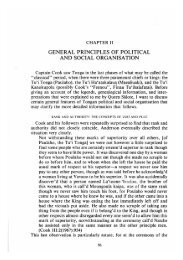 general principles of political and social organisation