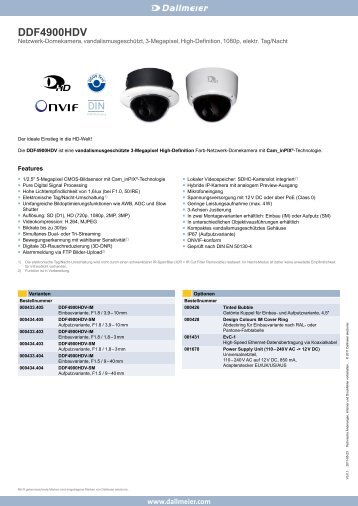 DDF4900HDV - DEKOM Video Security & Network Gmbh