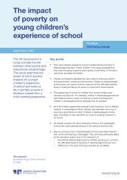 The impact of poverty on young children