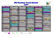 2007 JRK-Moosburg Termin-Kalender