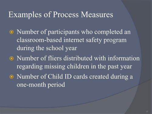 Evaluation and Performance Measurement 101: An Introduction to ...