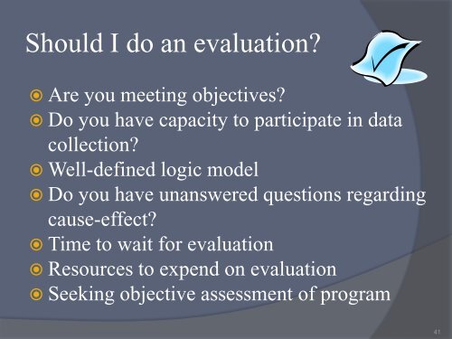 Evaluation and Performance Measurement 101: An Introduction to ...