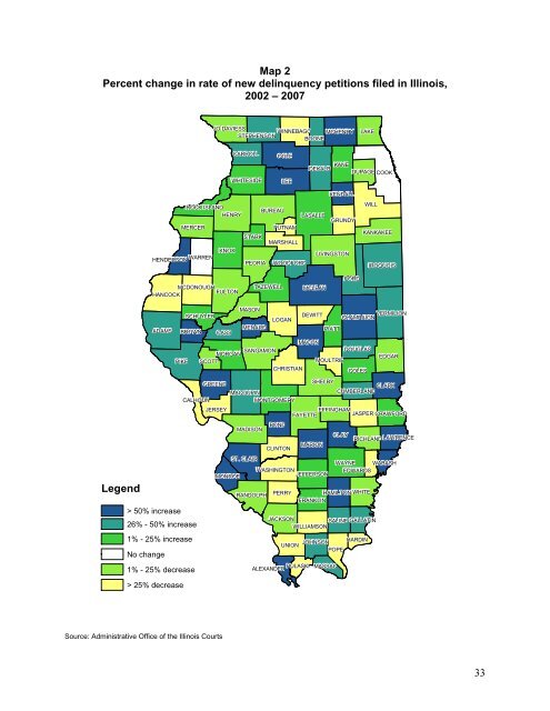 Juvenile Justice System and Risk Factor Data - Illinois Criminal ...