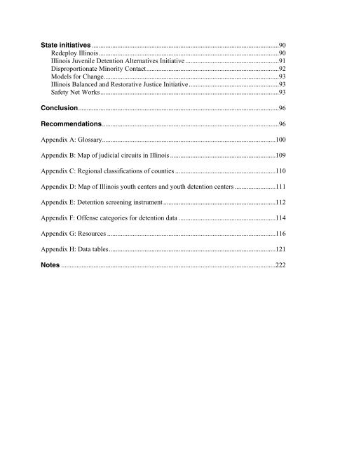 Juvenile Justice System and Risk Factor Data - Illinois Criminal ...