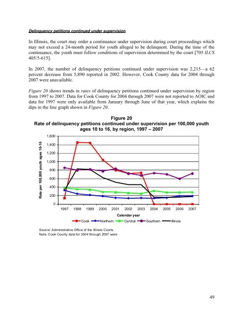 Juvenile Justice System and Risk Factor Data - Illinois Criminal ...