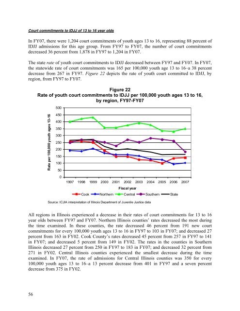 Juvenile Justice System and Risk Factor Data - Illinois Criminal ...