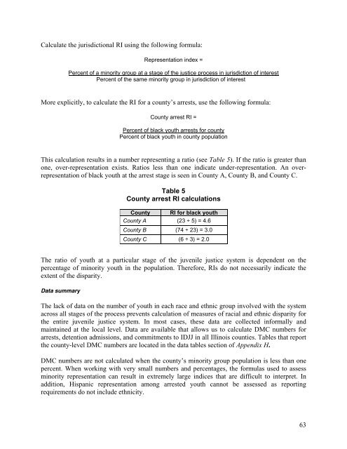 Juvenile Justice System and Risk Factor Data - Illinois Criminal ...