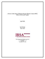 A Review of the Status of DMC Efforts in Iowa and Virginia - April 2010