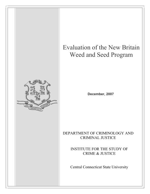 Evaluation of the New Britain Weed and - Central Connecticut State ...