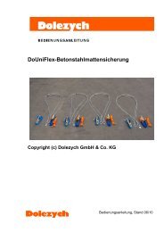 Download Bedienungsanleitung - Dolezych Gmbh & Co.