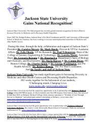 Jackson State University Gains National Recognition!