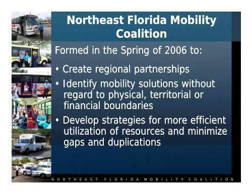 Northeast Florida Northeast Florida Mobility Coalition Northeast ...