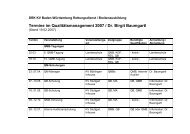 Termine im Qualitätsmanagement 2007 / Dr. Birgit Baumgartl