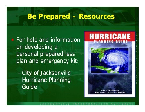 Prepared - Jacksonville Transportation Authority