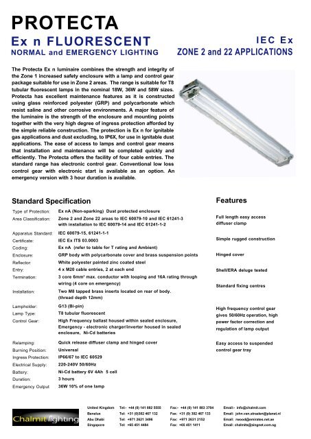 PROTECTA Ex n FLUORESCENT