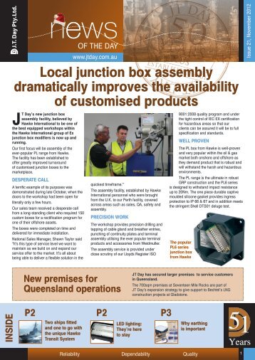 Newsletter Issue 21 - JT Day Pty Ltd