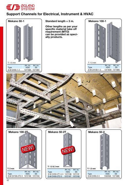 Multidiscipline support systeM type MultiGridâ¢ - JT Day Pty Ltd