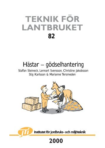 82 Hästar – gödselhantering - Jti