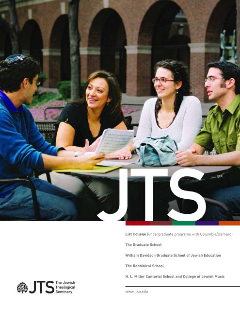 undergraduate programs with Columbia/Barnard - The Jewish ...