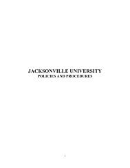 Disclaimer - Jacksonville University