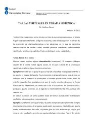 tareas y rituales en terapia sistÃ©mica - Centro de Recursos Juconi ...