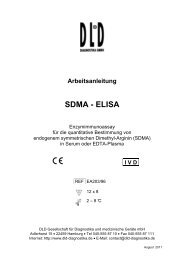 Arbeitsanleitung SDMA - ELISA - DLD Diagnostika GmbH