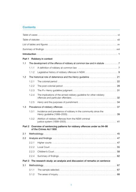 Contents and summary - Judicial Commission of New South Wales