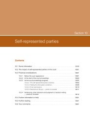 Section 10 â Self-represented parties - Judicial Commission of New ...