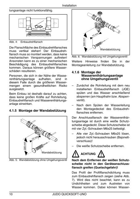 Einbau- und Betriebsanleitung - Judo Wasseraufbereitung GmbH