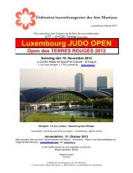 Open des TERRES ROUGES 2012