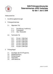 DAN Prüfungsordnung - Judo Landesverband Steiermark