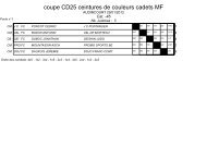 coupe CD25 ceintures de couleurs cadets MF - Ligue de Franche ...