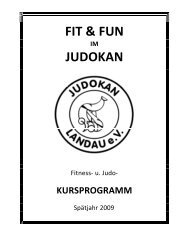 FIT & FUN JUDOKAN - Judokan Landau e.V.