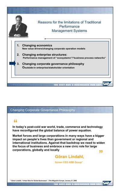 Performance Management and Business ... - Juergen Daum